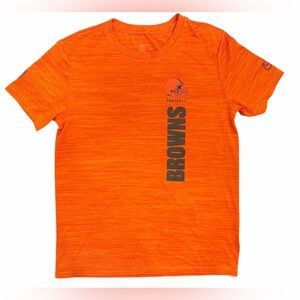 Nike NFL Cleveland Browns Tee Youth XS Orange Dri-Fit Short Sleeve